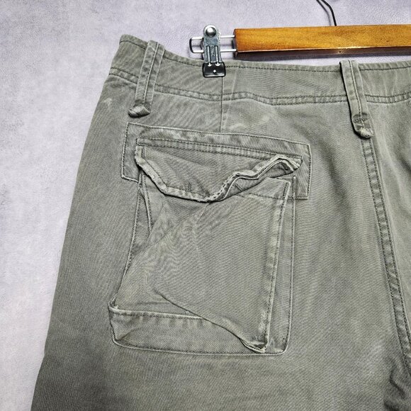 Lucky Brand Shorts Mens 33 Gray Cargo Utility Pockets Drawstring 80318 Summer - Picture 11 of 15
